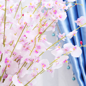 Fleurs artificielles en soie Orchidée dansante, haute simulation, pour décoration intérieure de mariage, boîte de 240 pièces, 90x56x52cm - Product Image 3