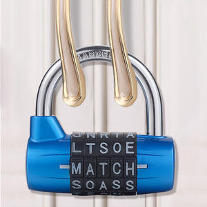 <span class=keywords><strong>Cadenas</strong></span> mécanique transfrontalier à 5 chiffres en forme de U avec lettres anglaises TY5-W – Vente en gros - Product Image 5
