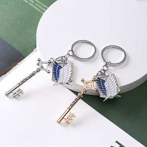 พวงกุญแจ Mikasa <span class=keywords><strong>Levi</strong></span> รูปอนิเมะชุดกุญแจปีกของเสรีภาพในการสอบสวน - Product Image 4