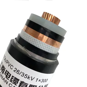 Cable de alimentación de armadura IEC 60502, cinta de acero blindada de un solo núcleo, 50 mm2, 120mm, 630 mm2, 185 mm2 XLPE, fabricante