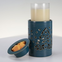 Brûleur d'encens électrique en céramique sculptée sur mesure, Lampe chauffe-cire électrique, Chauffe-bougie, Lampe à parfum, Brûleur de cire aromatique