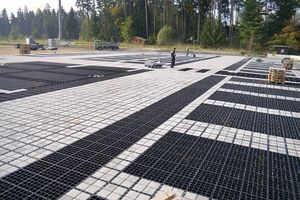 Solution de renforcement du sol en grille de gravier HDPE Sunsbuild, expédition prête, fonction imperméable, allées, parkings, construction de routes - Product Image 5