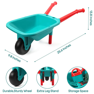 <strong>Children</strong> <strong>Suitcase</strong> Pretend Play Outdoor Indoor Toys Wheelbarrow Kids Gardening Tool Set - Product Image 6