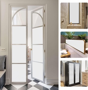 Film de fenêtre en <span class=keywords><strong>PVC</strong></span> fantaisie, film de confidentialité pour fenêtres en verre, autocollant de verre dépoli, adhésif statique, colle, salle de bain, mat, 44X200CM - Product Image 6