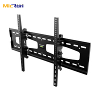 Braket Dinding TV yang Dapat Dimiringkan 45-90 Inci, Daya Tampung 65kg, VESA 700x500, Desain Terpasang di Dinding untuk Home Theater, Heavy Duty