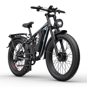 Bicicleta Elétrica YVY 26" 48V 23AH com Pneus Largos e Motor Duplo para Adultos, Bicicleta Elétrica com Bateria de Lítio - Product Image 1