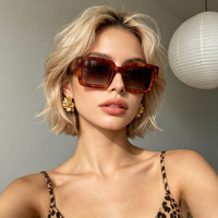 Lunettes de soleil polarisées en acétate pour hommes, tendance, de marque de luxe, protection UV400, monture carrée épaisse noire, logo personnalisé, vente chaude
