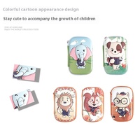 Produits pour bébés nouveau-nés Ensemble d'aspirateur nasal en silicone huit pièces Coupe-ongles pour bébé Série scolaire animale (Type D) Fournitures maternelles pour bébés