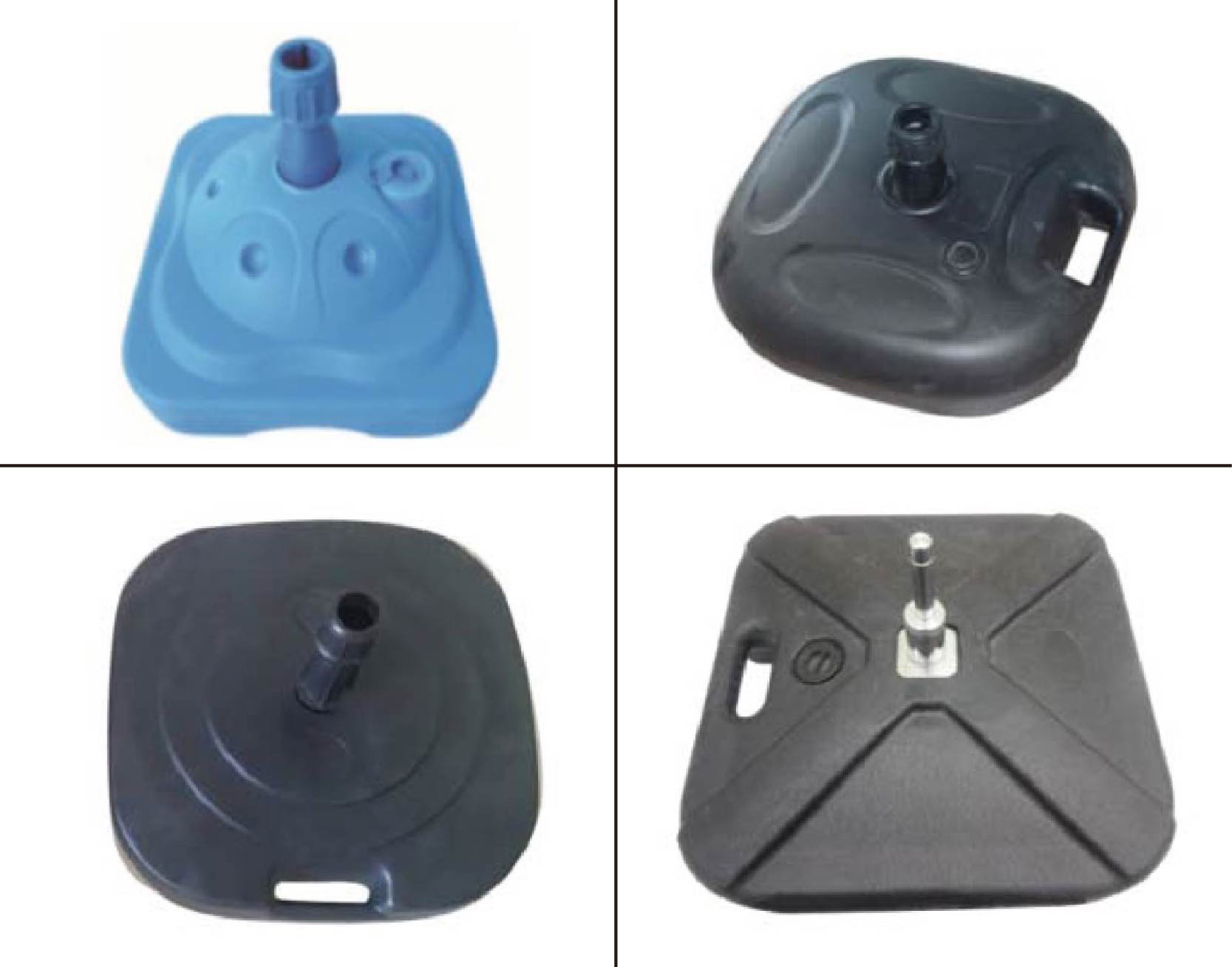 Base de réservoir d'eau en plastique