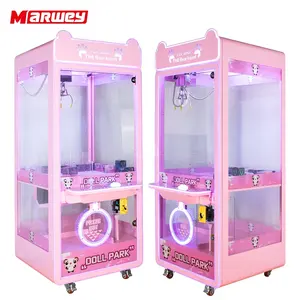 Sıcak satış fabrika doğrudan tedarik peluş bebek vinç makinesi oyun alanı oyun merkezi jetonlu vinç pençesi makinesi