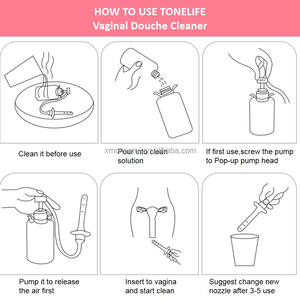 Kit de enema de 350ML e irrigador vaginal para higiene íntima personal - Product Image 6