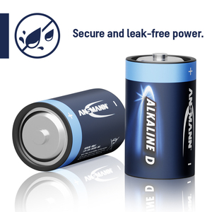 Ansmann 1.5V 알카라인 D 사이즈 <span class=keywords><strong>R20</strong></span> 드라이 셀 배터리 슈퍼 파워 머큐리 프리 장난감 및 리모콘-2 개 - Product Image 5