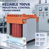 Transformateur abaisseur monophasé haute efficacité 700VA, tension personnalisée pour équipement d'automatisation industrielle