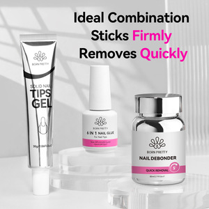 Liquide dissolvant pour ongles en flacon avec éponge de trempage, dissolvant puissant, doux pour les ongles, élimine rapidement les faux ongles, fournitures de manucure - Product Image 4