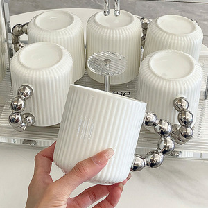 Juego de Té Serie Real Británica, Tazas y Platillos de 8 Onzas, Servicio para 6 y Colador de Té/Café, <span class=keywords><strong>Pukka</strong></span> Home (Blanco Puro) - Product Image 5