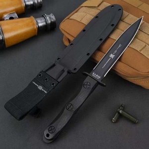 Couteaux multifonctionnels personnalisables Ramb5, lame fixe de haute qualité en acier inoxydable, poignées G10, support OEM, garantie 1 an - Product Image 5