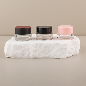 Botella de crema transparente de 5g, envase cosmético portátil para crema de ojos, loción, delineador de ojos, esmalte de uñas, material de PVC con brillo - Product Image 2