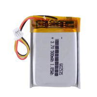 Batterie LiPo certifiée UL 602535 3.7V 500mAh à longue durée de vie pour capteurs de maison intelligente, mini-ventilateurs et gadgets 602540 603030 603040