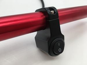 Accessoires pour motos, interrupteur de moto, interrupteur de phare en alliage d'aluminium, interrupteur d'alimentation pour projecteur LED stroboscopique - Product Image 5