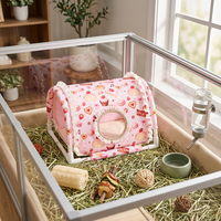 Nouveau Nid Douillet Hiver Motif Noël pour Petits Animaux – Hamac Glider Direct Usine pour Hamsters et Cochons d'Inde