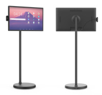 Équipement de diffusion en direct de 24 pouces, moniteur de diffusion en direct sur YouTube, équipement de diffusion en direct sur Facebook et TikTok, écran LCD intelligent portable
