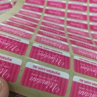Étiquettes autocollantes personnalisées avec logo, finition brillante ou mate, impression UV laser, autocollants en vinyle imperméables pour l'emballage de la marque