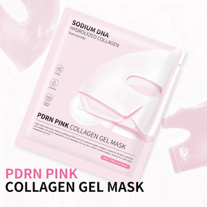 Mascarilla Facial de Cristal Rosa PDRN de Marca OEM Personalizada, Paquete de 4 Unidades para Hidratación Facial y Resistencia a las Arrugas - Product Image 6