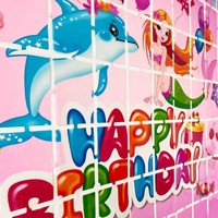 Rideau de porte carré à franges en feuille d'aluminium motif dessin animé, Décoration de fond pour fêtes d'anniversaire et de la Fête des Enfants, Fourniture d'usine