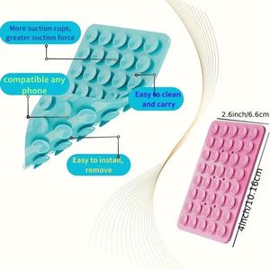 New Phone <b>Mount</b> Silicon Adhesive Phone Accessory Sticker Holder Mobile Phone Stand Double-sided Suction - Product Image 6