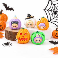 Figurines d'Halloween, ornements de citrouille, breloques en résine mignonnes pour décorations d'intérieur, décorations de bureau, artisanat