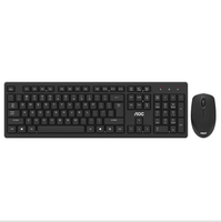 Ensemble clavier et souris sans fil AOC Km210 2.4G, tout-en-un, pour le bureau, ordinateur portable, en stock