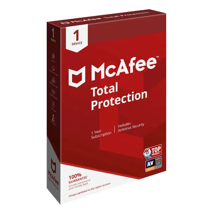 Logiciel l'ordinateur portable anti-virus, livraison rapide, protection complète McAfee