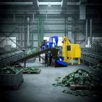Ligne de production de recyclage de cartes de circuits imprimés et de récupération de ressources pour solutions de déchets électroniques en circuit fermé