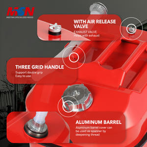 Jerrycan 5L en <span class=keywords><strong>acier</strong></span> laminé à froid, bidon à carburant, conteneur de stockage de liquides, réservoir de carburant portable SM184 - Product Image 3