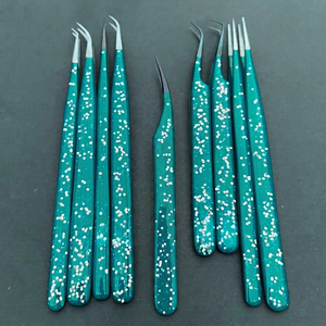 Pinzas Profesionales de Acero Inoxidable para Pestañas, Ligeras y Duraderas, Herramienta para Extensión de Pestañas, Logotipo Personalizado OEM - Product Image 1