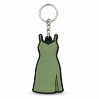 Llavero de PVC Suave Ecológico Personalizado, 2D, Colorido y Flexible con Logotipo Personalizado para Accesorios de Ropa de Uso Diario