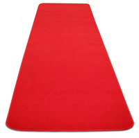 Roter Design-Wohnzimmerteppich Große Größe Schlichter Stil Klassischer Handgeknüpfter Wollteppich