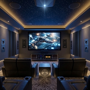Nuovi Altoparlanti per Cinema in Vendita all'Ingrosso Altoparlanti Professionali Integrati per Home Theater Soluzione 7.2. Sistema Audio in Metallo da 350W - Product Image 4