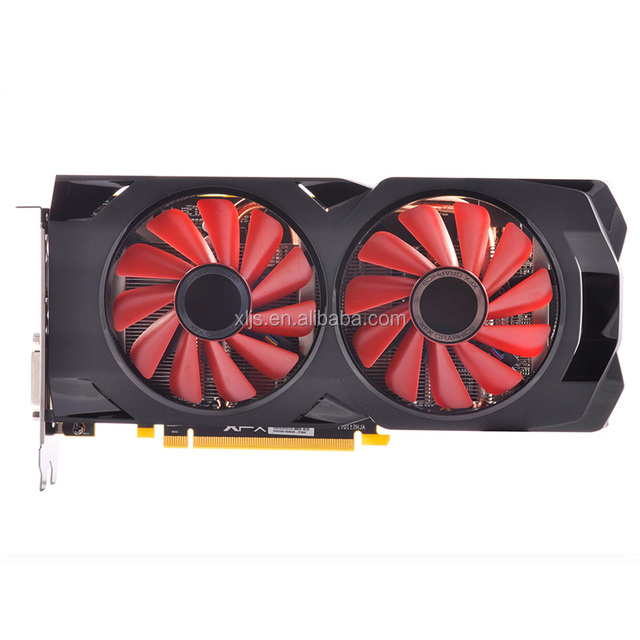 Used Tested RX580 4G 2048SP GDDR5 Desktop Computer Game Video Card RX 580 4GB