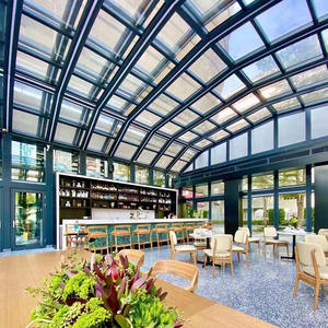 Cubierta Automática <span class=keywords><strong>para</strong></span> Piscina CLEARVIEW, Cubierta Telescópica Motorizada <span class=keywords><strong>para</strong></span> Solárium, Cubierta Retráctil de Aluminio <span class=keywords><strong>para</strong></span> Casa - Product Image 3