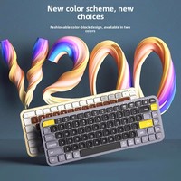 Nieuwe laptop desktop computer zakelijk kantoor ultradunne compacte tri-mode USB 84 toetsen RGB achtergrondverlichte draadloze toetsenbord
