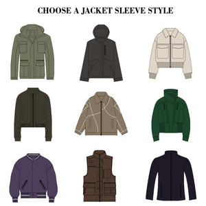 Bottone con cerniera a più tasche Streetwear verde 100% tinta unita in cotone da uomo giacche Cargo abbigliamento per uomo - Product Image 3