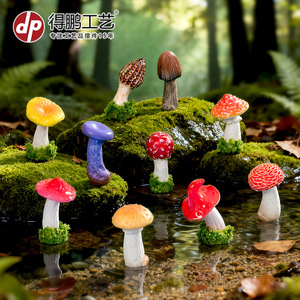 Mini Planta Artificial de Resina con Raíces de Hierba Simuladas, Creativa, para Decoración del Hogar, Accesorios de Paisajismo DIY - Product Image 2