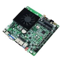 Motherboard ITX MINI Tipis Murah Bagus Mendukung Seri Haswell-u dengan 6COM, LAN Ganda, Motherboard Pc Industri MSATA