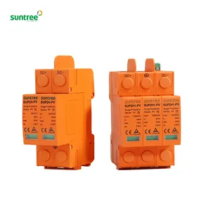 Dispositivo de protección contra sobretensiones, dispositivo de iluminación contra sobretensiones, baja voltage48V 75V 110V 220V 360V DC spd, 2P 3P