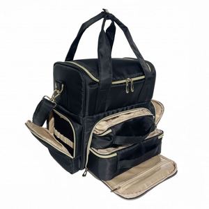 Sac à dos de rangement pour vernis à ongles et maquillage, grande capacité, double couche, personnalisé, certifié BSCI, pour usine - Product Image 1