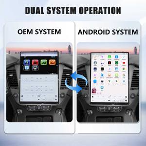 Autoradio 15,6 pouces pour Chevrolet Tahoe Suburban GMC <span class=keywords><strong>Yukon</strong></span> 2014-2020 Lecteur autoradio Android Carplay sans fil Navigation GPS - Product Image 6