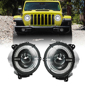Nueva tendencia, 9 pulgadas, Dual Halo DRL, señal de giro, luz de posición de haz sellado, faros LED automáticos todoterreno para Jeep Wrangler JL - Product Image 2