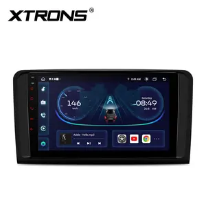 XTRONS 9 "안드로이드 13 8 코어 내비게이션 GPS 메르세데스 벤츠 ML/GL 클래스 W164 X164 카플레이 AA 4G LTE 자동차 DVD 플레이어