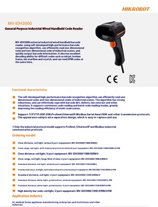 Pemindai Barcode Genggam 1D/2D Hikrobot IDH3000: Lampu LED, koneksi USB berkabel, ideal untuk skenario pembayaran berbasis Android. - Product Image 6